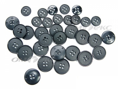 51926/15 мм (4 пр) черные пуговицы (брючные) - купить в Йошкар-Оле. Цена: 1.50 руб.
