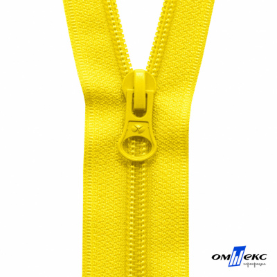 Спиральная молния Т5 131, 80 см, автомат, цвет жёлтый - купить в Йошкар-Оле. Цена: 16.61 руб.