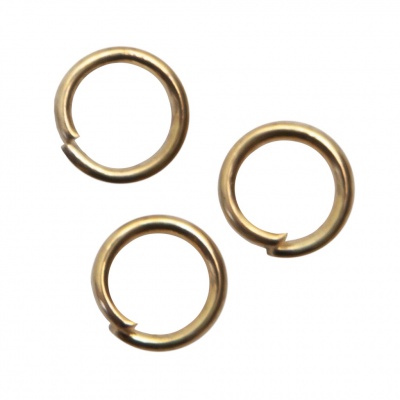 Кольцо  соединительное для бижутерии 5 мм, цв.-золото - купить в Йошкар-Оле. Цена: 0.44 руб.