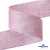 Лента парча 3341, шир. 38 мм/уп. 33+/-0,5 м, цвет розовый-серебро - купить в Йошкар-Оле. Цена: 185.07 руб.