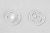 Кнопки пришивные пластиковые 13 мм, блистер 24шт, цв.-прозрачные - купить в Йошкар-Оле. Цена: 62.27 руб.