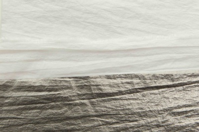 Текстильный материал "Диско"#1805 с покрытием РЕТ, 40гр/м2, 100% полиэстер, цв.6-тем.серебро - купить в Йошкар-Оле. Цена 412.36 руб.