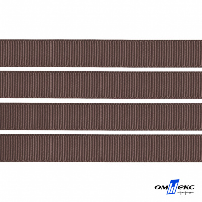 Репсовая лента 005, шир. 6 мм/уп. 50+/-1 м, цвет коричневый - купить в Йошкар-Оле. Цена: 88.45 руб.
