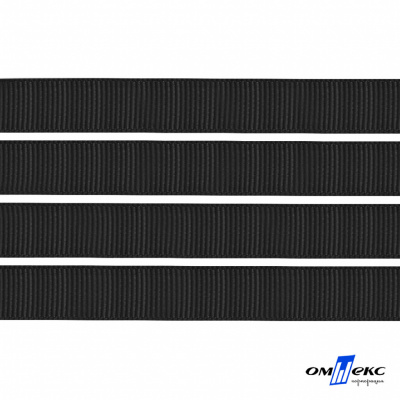 Лента репсовая  6 мм (1/4), 91,4 м черная  - купить в Йошкар-Оле. Цена: 188.53 руб.