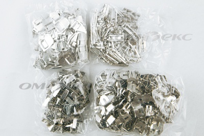 Крючки брючные 4 шипа "Стром" 144 шт. никель - купить в Йошкар-Оле. Цена: 383.97 руб.