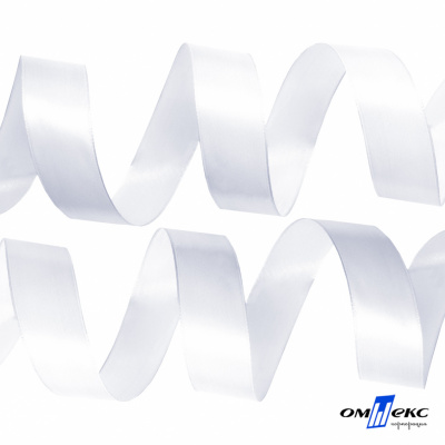 001-белый Лента атласная упаковочная (В) 85+/-5гр/м2, шир.25 мм (1/2), 25+/-1 м - купить в Йошкар-Оле. Цена: 52.86 руб.