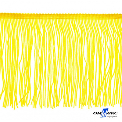 Бахрома для одежды (вискоза), шир.15 см, (упак.10 ярд), цв. 34 - жёлтый - купить в Йошкар-Оле. Цена: 617.40 руб.