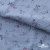 Ткань Муслин принт, 100% хлопок, 125 гр/м2, шир. 140 см, #2308 цв. 69 серо-голубой с цветком - купить в Йошкар-Оле. Цена 413.11 руб.