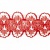 140-Кружево капрон 15мм цв.13-красный - купить в Йошкар-Оле. Цена: 4.21 руб.