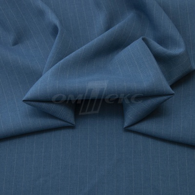 Костюмная ткань "Жаклин", 188 гр/м2, шир. 150 см, цвет серо-голубой - купить в Йошкар-Оле. Цена 430.84 руб.