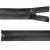Молния водонепроницаемая PVC Т-7, 60 см, разъемная, цвет (301) т.серый - купить в Йошкар-Оле. Цена: 49.39 руб.