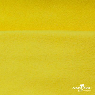 Флис DTY 14-0760, 240 г/м2, шир. 150 см, цвет яркий желтый - купить в Йошкар-Оле. Цена 640.46 руб.