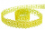 Тесьма кружевная 0621-1567, шир. 15 мм/уп. 20+/-1 м, цвет 017-жёлтый - купить в Йошкар-Оле. Цена: 457.44 руб.