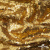 Трикотажное полотно, Сетка с пайетками,188 гр/м2, шир.140 см, цв.-тем.золото (#51) - купить в Йошкар-Оле. Цена 505.15 руб.