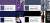 Костюмная ткань "Элис" 18-3921, 200 гр/м2, шир.150см, цвет голубика - купить в Йошкар-Оле. Цена 303.10 руб.