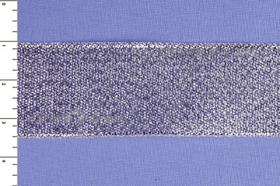 Лента парча MR-25, 25мм (33 м)  серебро - купить в Йошкар-Оле. Цена: 403.62 руб.