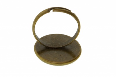 Заготовка для рукоделия металлическая фигурная для кольца 15мм - купить в Йошкар-Оле. Цена: 7.44 руб.