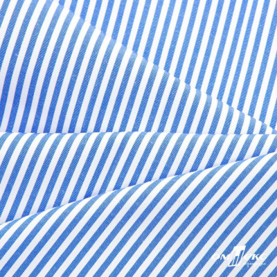 Ткань сорочечная Полоска Кенди, 115 г/м2, 58% пэ,42% хл, шир.150 см, цв.3-синий, (арт.110) - купить в Йошкар-Оле. Цена 306.69 руб.