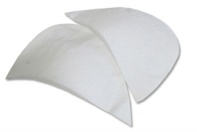 Плечевые накладки И-8 НЦ, составные, цвет белый - купить в Йошкар-Оле. Цена: 47.27 руб.