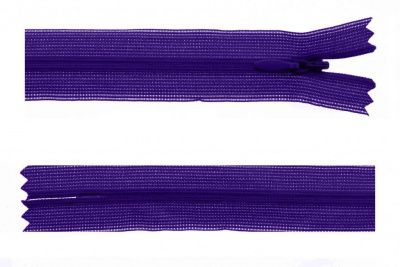 Молния потайная Т3 866, 50 см, капрон, цвет фиолетовый - купить в Йошкар-Оле. Цена: 8.62 руб.