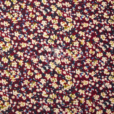 Плательная ткань "Софи" 5.1, 75 гр/м2, шир.150 см, принт растительный - купить в Йошкар-Оле. Цена 243.96 руб.