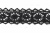 Тесьма кружевная 0621-1567, шир. 15 мм/уп. 20+/-1 м, цвет 080-чёрный - купить в Йошкар-Оле. Цена: 471.74 руб.