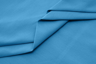 Ткань сорочечная стрейч 18-4535, 115 гр/м2, шир.150см, цвет бирюза - купить в Йошкар-Оле. Цена 285.04 руб.