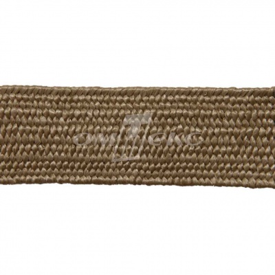 Тесьма отделочная полипропиленовая плетеная эластичная #2, шир. 40мм, цв.- соломенный - купить в Йошкар-Оле. Цена: 50.99 руб.