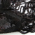 Трикотажное полотно с пайетками, шир.130 см, #311-бахрома чёрная - купить в Йошкар-Оле. Цена 1 195.43 руб.
