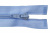 Спиральная молния Т5 351, 40 см, автомат, цвет св.голубой - купить в Йошкар-Оле. Цена: 13.03 руб.