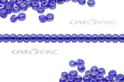 Бисер (TL) 11/0 ( упак.100 гр) цв.108 - синий - купить в Йошкар-Оле. Цена: 44.80 руб.