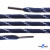 Шнурки #107-19, круглые 130 см, двухцветные цв.тём.синий/белый - купить в Йошкар-Оле. Цена: 22.14 руб.