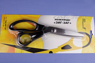 Ножницы ЗИГ-ЗАГ "MAXWELL" 230 мм - купить в Йошкар-Оле. Цена: 1 041.25 руб.
