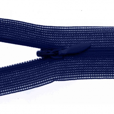 Молния потайная Т3 919, 60 см, капрон, цвет т.синий - купить в Йошкар-Оле. Цена: 10.13 руб.