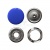 Кнопка рубашечная (закрытая) 9,5мм - эмаль, цв.168 - голубой - купить в Йошкар-Оле. Цена: 4.77 руб.
