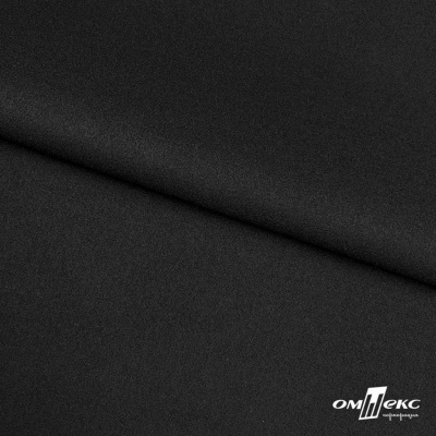 Ткань пальтовая, 80%полиэстр, 18% вискозы, 2% спандекса,400+/-25г/м2, ш.145 см #903, цв.(4) - чёрный - купить в Йошкар-Оле. Цена 932.12 руб.