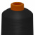 Нитки текстурированные кручёные, намот. 15 000 м, цвет чёрный - купить в Йошкар-Оле. Цена: 237.24 руб.