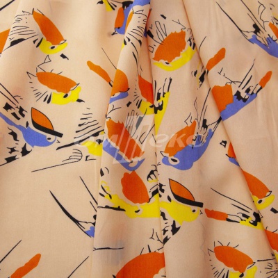 Плательная ткань "Софи" 14.1, 75 гр/м2, шир.150 см, принт птицы - купить в Йошкар-Оле. Цена 243.96 руб.