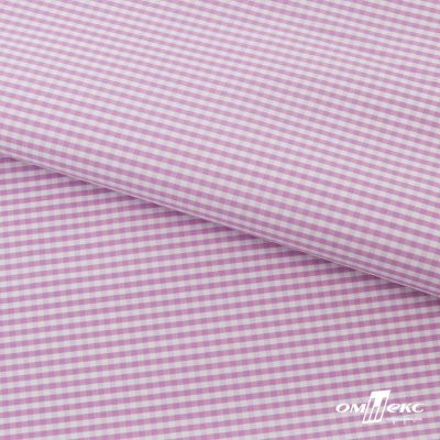 Ткань сорочечная Клетка Виши, 115 г/м2, 58% пэ,42% хл, шир.150 см, цв.1-розовый, (арт.111) - купить в Йошкар-Оле. Цена 309.82 руб.