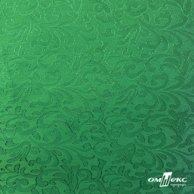 Ткань жаккард королевский, 100% полиэстр 180 г/м 2, шир.150 см, цв-зеленый - купить в Йошкар-Оле. Цена 293.39 руб.