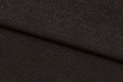 Ткань джинсовая №96, 160 гр/м2, шир.148см, цвет чёрный - купить в Йошкар-Оле. Цена 350.42 руб.