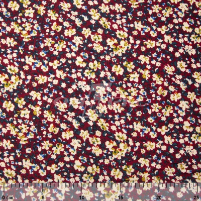 Плательная ткань "Софи" 5.1, 75 гр/м2, шир.150 см, принт растительный - купить в Йошкар-Оле. Цена 243.96 руб.