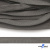 Шнур плетеный (плоский) d-12 мм, (уп.90+/-1м), 100% полиэстер, цв.265 - св.серый - купить в Йошкар-Оле. Цена: 8.62 руб.