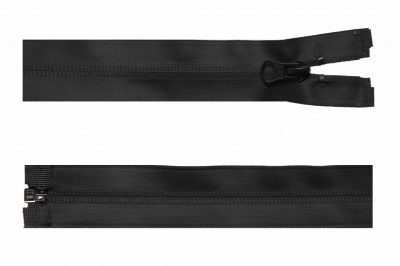 Молния водонепроницаемая PVC Т-7, 60 см, разъемная, цвет чёрный - купить в Йошкар-Оле. Цена: 49.39 руб.