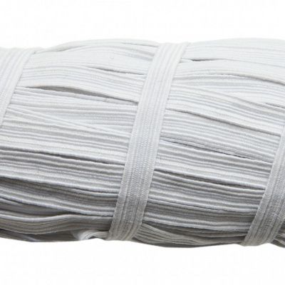 Резинка продежка С-67, шир. 7 мм (20 шт/10 м), цвет белый - купить в Йошкар-Оле. Цена: 1 296.24 руб.