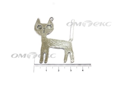 Декоративный элемент для творчества из металла "Кот" - купить в Йошкар-Оле. Цена: 13.33 руб.