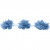 Тесьма плетеная "Рюш", упак. 9,14 м, цвет голубой - купить в Йошкар-Оле. Цена: 45.87 руб.