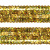 Тесьма с пайетками D16, шир. 20 мм/уп. 25+/-1 м, цвет золото - купить в Йошкар-Оле. Цена: 778.19 руб.