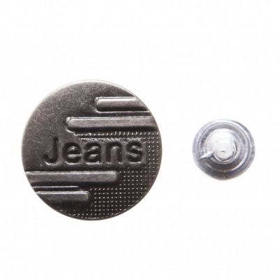 Пуговица джинсовая металлическая, 15 мм, в ассортименте - купить в Йошкар-Оле. Цена: 1.62 руб.