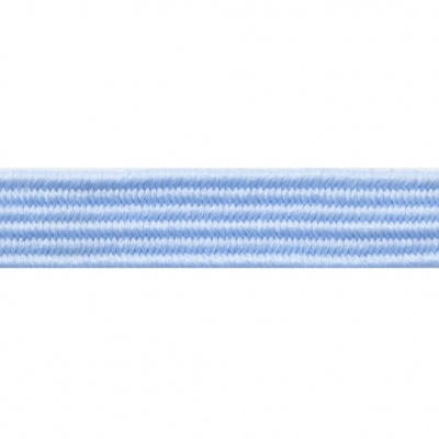 Резиновые нити с текстильным покрытием, шир. 6 мм ( упак.30 м/уп), цв.- 108-голубой - купить в Йошкар-Оле. Цена: 155.22 руб.